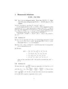 1 Homework Solutions 18.335 - Fall 2004 1.1