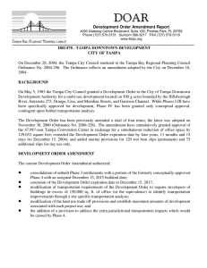 '2$5 Development Order Amendment Report