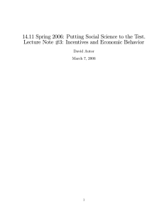14.11 Spring 2006: Putting Social Science to the Test.