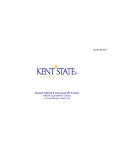 Research Planning &amp; Institutional Effectiveness January 28, 2014 Fifteenth Day Enrollment Statistics