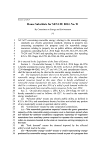 House Substitute for SENATE BILL No. 91