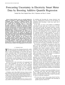 Forecasting Uncertainty in Electricity Smart Meter