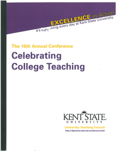Celebrating Teaching The 16th Conference