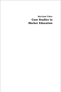 Case Studies in Market Education S T