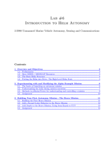 Lab  #6 Introduction  to  Helm  Autonomy 2.S998