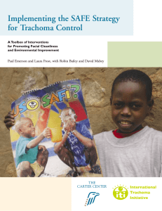 Implementing the SAFE Strategy for Trachoma Control A Toolbox of Interventions