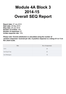 Module 4A Block 3 2014-15 Overall SEQ Report