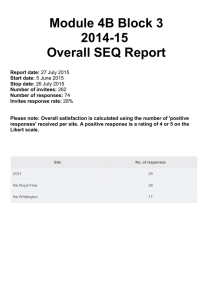 Module 4B Block 3 2014-15 Overall SEQ Report