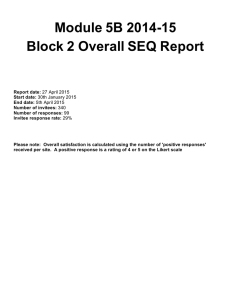 Module 5B 2014-15 Block 2 Overall SEQ Report