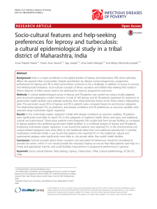 Socio-cultural features and help-seeking preferences for leprosy and turbeculosis: