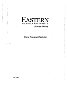 EASTERN MICHIGAN  UNIVERSITY - i Charter Schools