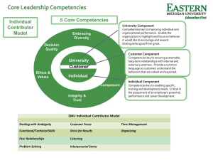 5 Core Competencies Individual Contributor Model