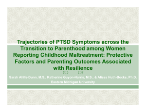 Trajectories of PTSD Symptoms across the Transition to Parenthood among Women