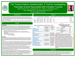 The Trauma History Questionnaire: A Tool for Investigating