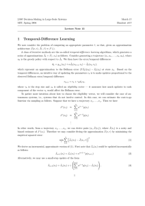 1 Temporal-Diﬀerence  Learning
