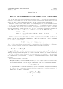 1 Eﬃcient  Implementation  of  Approximate  Linear ...