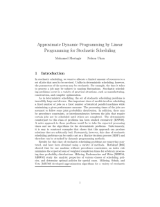 Approximate  Dynamic  Programming by  Linear 1 Introduction