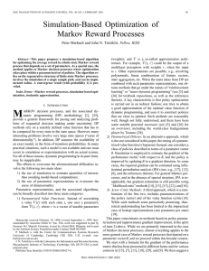 Simulation-Based Optimization of Markov Reward Processes , Fellow, IEEE (weights), and