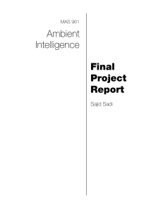 Ambient Intelligence Final Project