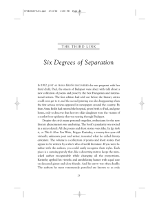 Six Degrees of Separation