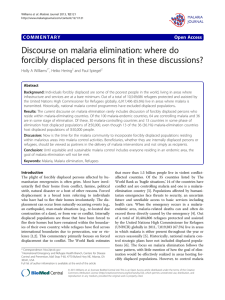 Discourse on malaria elimination: where do Open Access