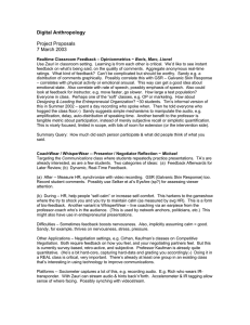 Digital Anthropology  Project Proposals 7 March 2003