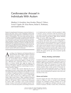 Cardiovascular Arousal in Individuals With Autism