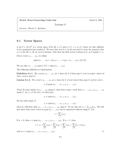Lecture  8 8.1 Vector  Spaces