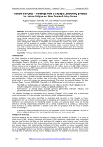 ‘Decent dairying’ – Findings from a Change Laboratory process