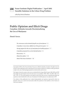 Public Opinion and Illicit Drugs