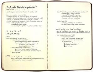 D-Lab Development 2009.09.16