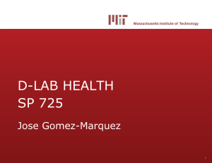 D-LAB HEALTH SP 725 Jose Gomez-Marquez 1