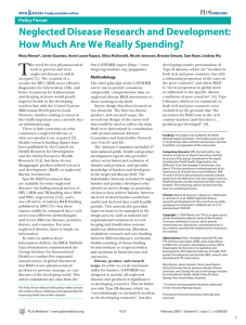 Neglected Disease Research and Development: How Much Are We Really Spending?