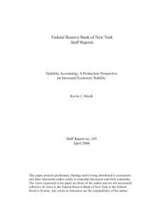 Federal Reserve Bank of New York Staff Reports