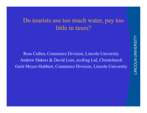 Do tourists use too much water, pay too little in taxes?