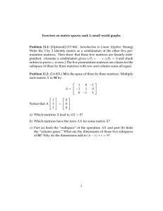 Exercises Problem [Optional] (3.5 #41.  Introduction to Linear Algebra:  Strang)