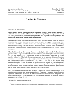 Introduction to Algorithms November 18, 2005 Massachusetts Institute of Technology 6.046J/18.410J