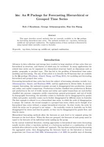 hts: An R Package for Forecasting Hierarchical or Grouped Time Series