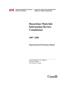 Hazardous Materials Information Review Commission