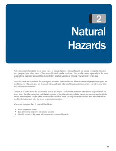 Natural Hazards 2