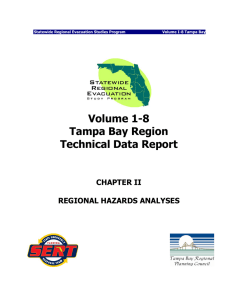 Volume 1-8 Tampa Bay Region Technical Data Report