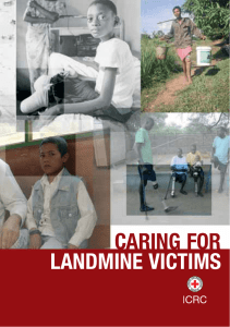 CARING FOR LANDMINE VICTIMS
