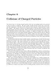 Chapter Collisions of  Charged Particles 6