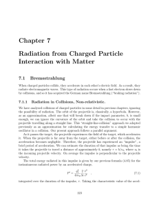 Chapter  7 Radiation  from  Charged  Particle