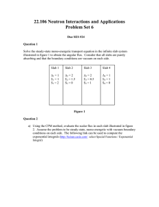 22.106 Neutron Interactions and Applications Problem Set 6