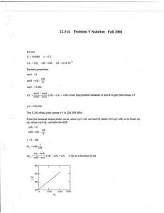 = 22.314 Problem  V  Solution  Fall 2006 -
