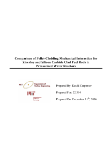 Comparison of Pellet-Cladding Mechanical Interaction for