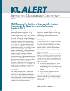 Investment Management Commentary