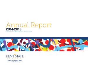 Annual Report 2014-2015 Division of Diversity, Equity and Inclusion