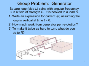 Group Problem:  Generator Group Problem: Generator ω L